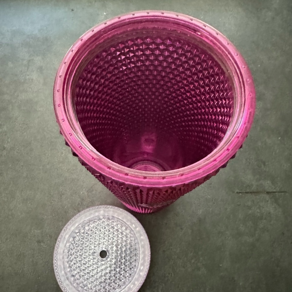 Starbucks Studded Disco Magenta Cup - Picture 6 of 15